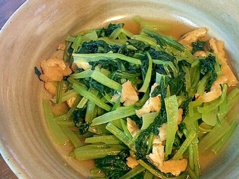 小松菜と薄揚げ煮